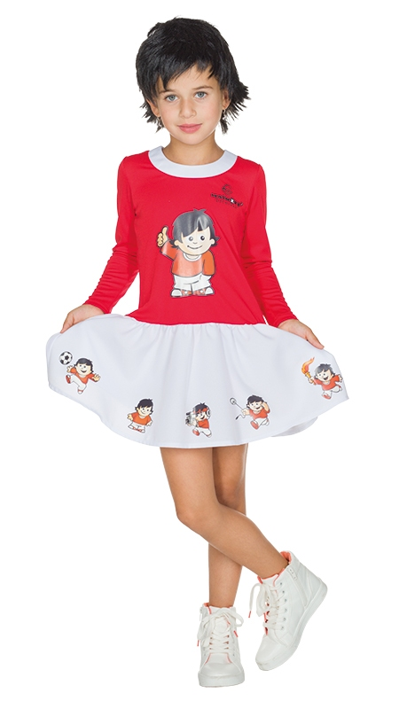 Mainzelmännchen Fritzchen Kleid für Kinder - 1