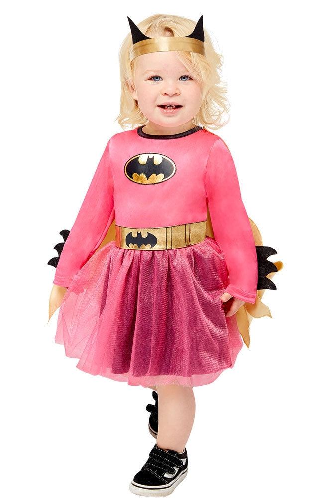 Mini Pink Batgirl Kostüm für Babys und Kleinkinder - 1