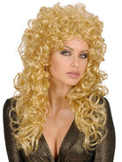 Blonde Lockenperücke Jolie Für Damen 1