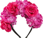 Blumenschmuck Haarreif pink - 4