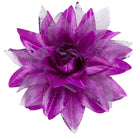 Blumige Rosen Haarspange violett - 1