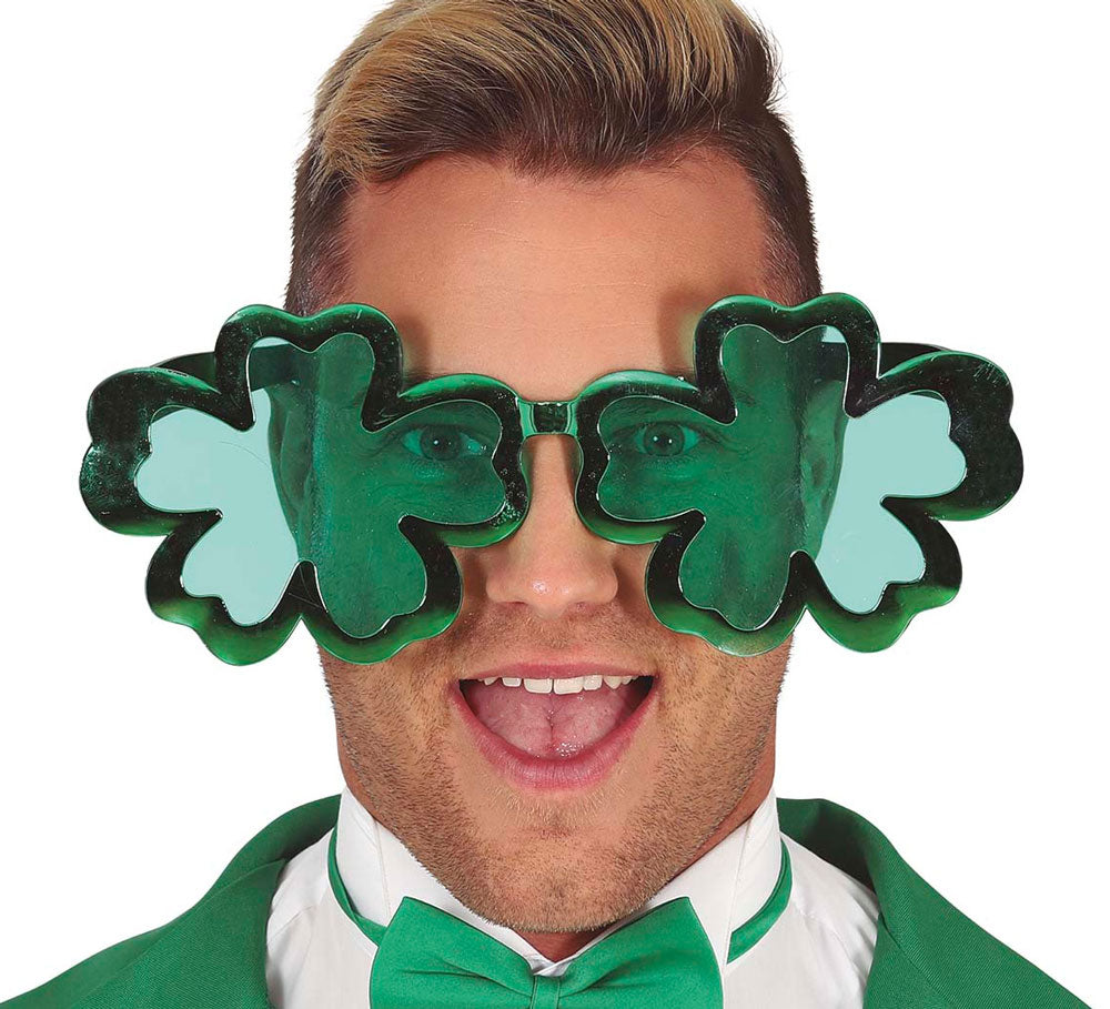 St. Patrick´s Day Kleeblatt Brille XXL - 1