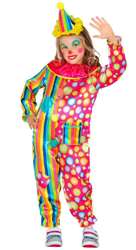 Rainbow Bubble Clownskostüm für Kinder - 1