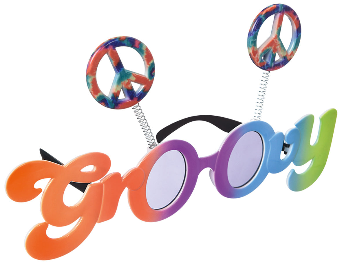 Bunte 60er Jahre Brille Groovy getönt 1