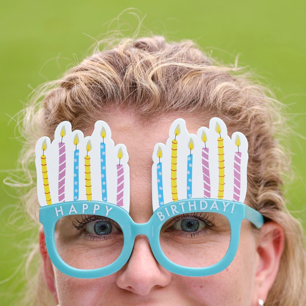 Bunter Geburtstag Spaß-Brille 1