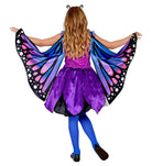 Schmetterling Kostüm für Mädchen violett-blau - 2