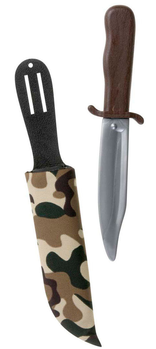 Militär Messer mit Camouflage Scheide - 1