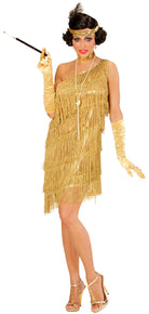 Charleston Flapper Lieselotte Damenkostüm gold - 2