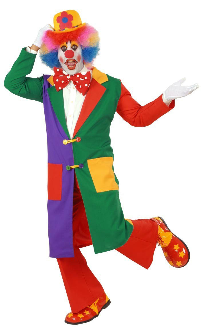 Clown Kostüm Jacke für Herren und Damen - 1