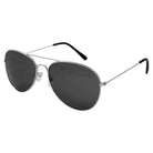 Coole Pilotenbrille in Silber 1