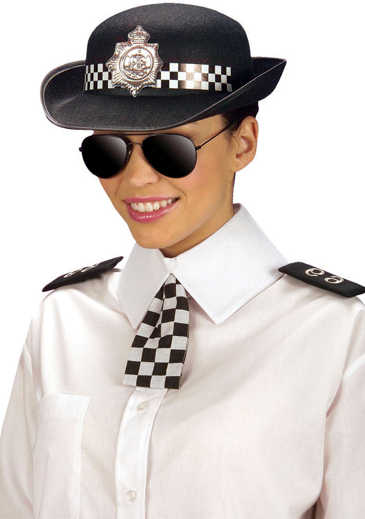 Polizeibrille Pilotenbrille verspiegelt - 3