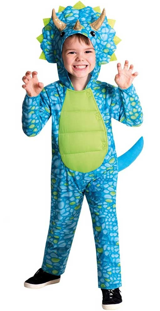 Blue Dino Dinosaurier Kostüm für Jungen - 1