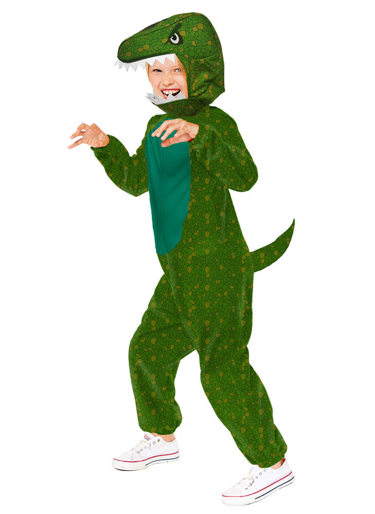 Green Dino Jumpsuit Kinderkostüm - 1