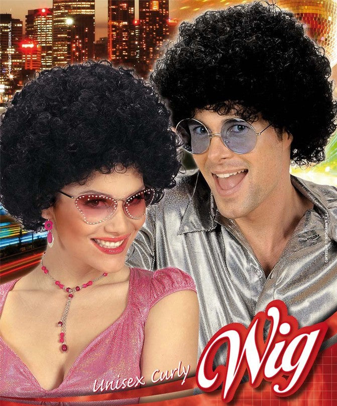 Disco Unisex Afro Perücke 1