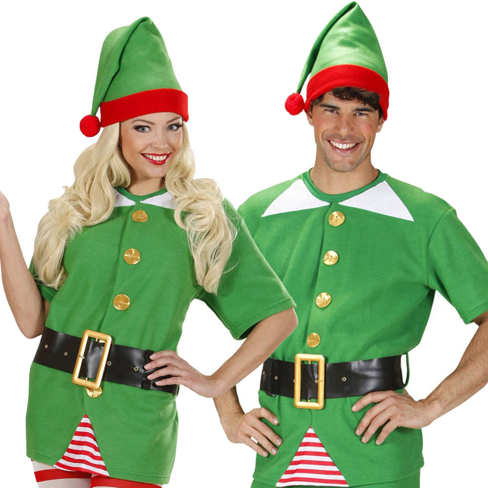 Elf Weihnachtsmann Helfer Kostüm unisex - 1