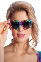 Regenbogen Herz Brille - 1