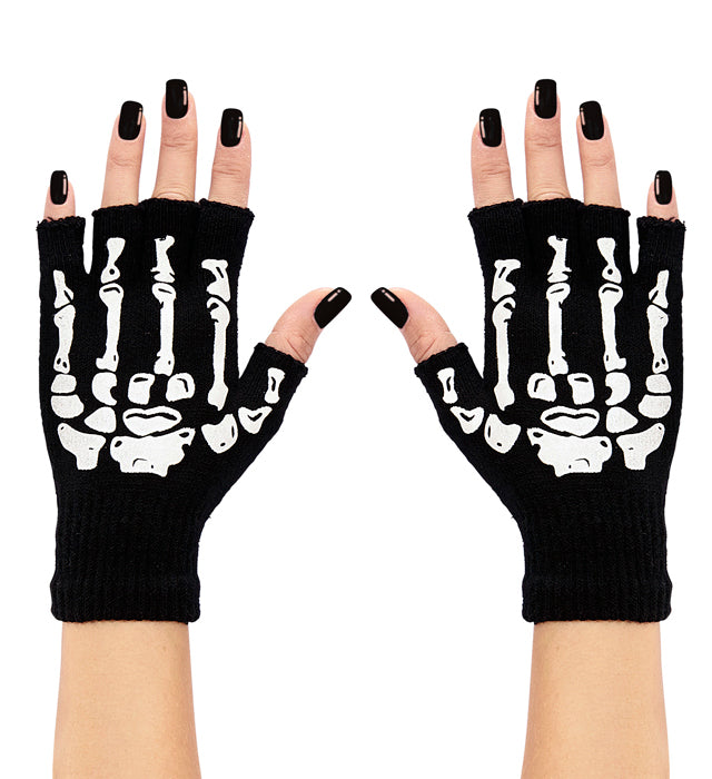 Fingerless Fright Handschuhe - 1