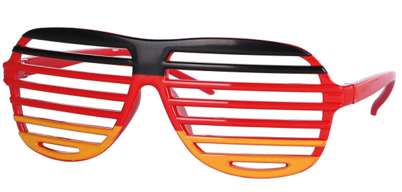 Deutschland Fan Gitter Brille - 1