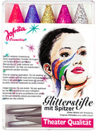 Glitter Schmink Stifte mit Anspitzer - 1