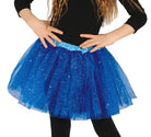 Glitzer Tutu für Kinder in Blau - 1