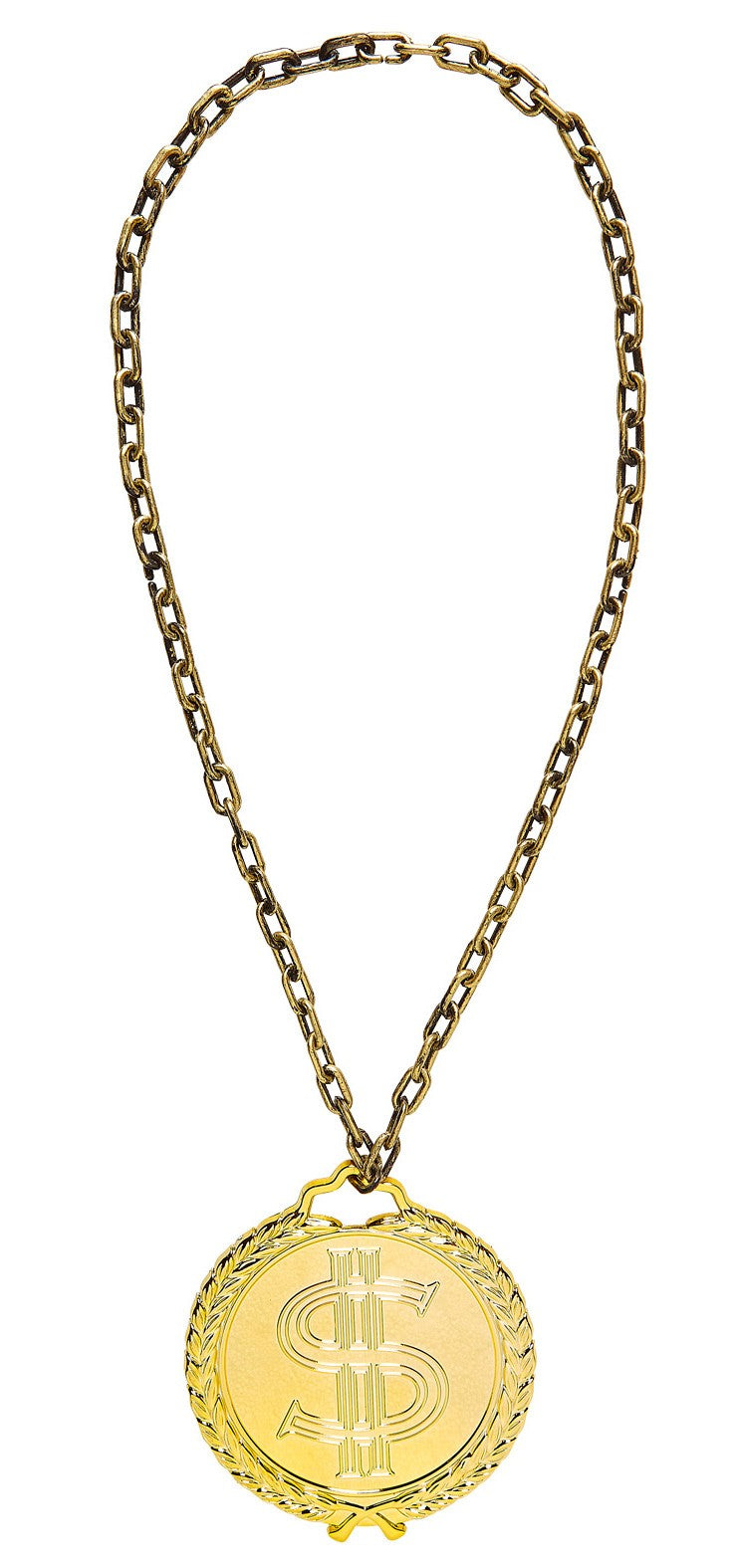 Gold Hip Hop Kette 58cm 1