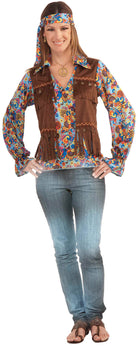 Groovy Lady Hippie Kostüm - 1