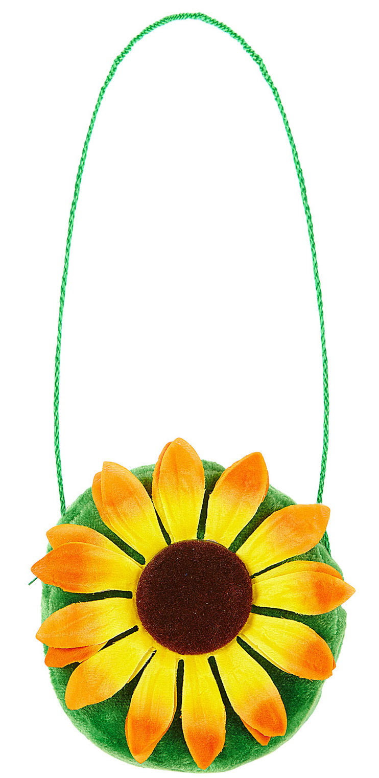 Handtasche mit Sonnenblumen-Motiv - 1