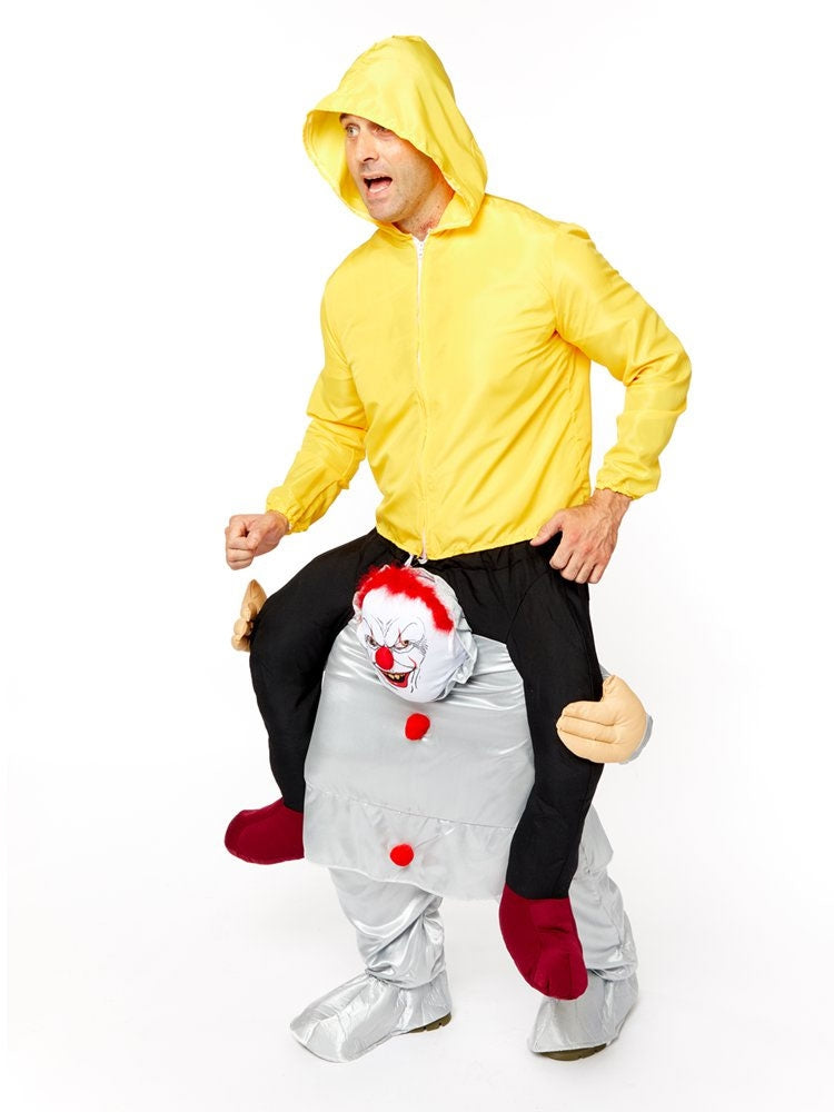 Horror Clown Huckepack Kostüm für Erwachsene - 3