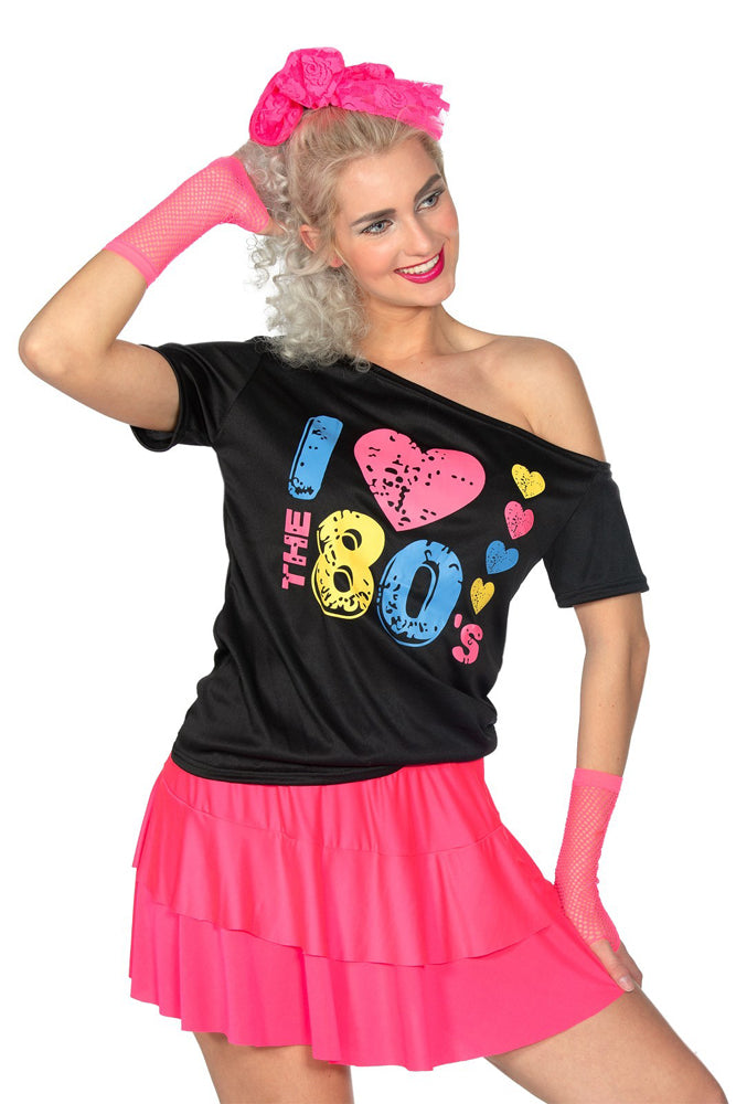 I Love The 80s Shirt für Damen bunt 2