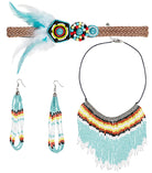 Indianerin Schmuck Set 3-teilig - 1