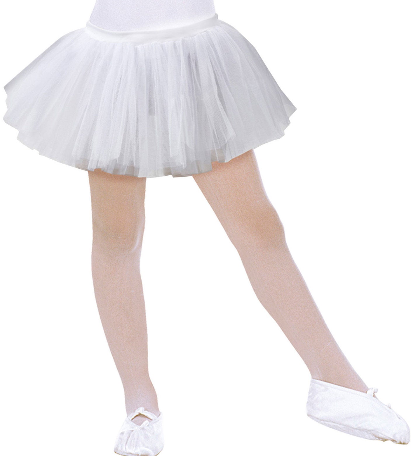 Kinder Ballerina Tutu weiß - 1