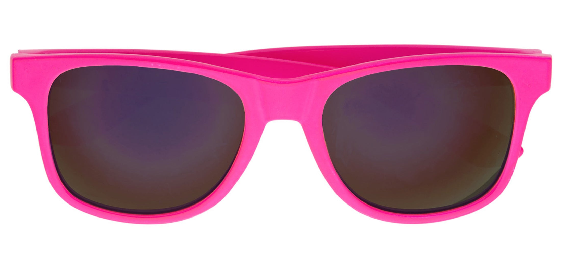 Knallige 80er Jahre Brille pink - 1