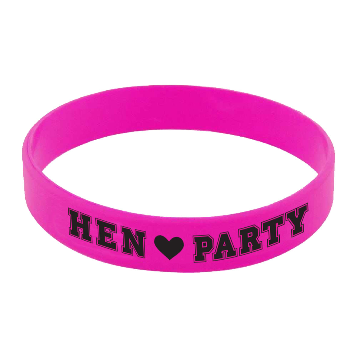 Ladies Night Hen Party Gummi Armaband Pink 1