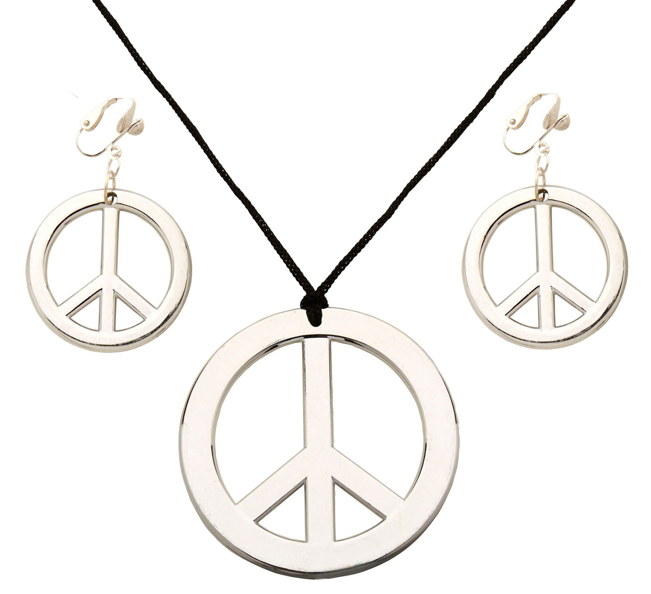 Love & Peace Kette und Ohrring-Set - 1