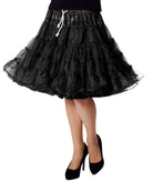 Mehrlagiger Premium Petticoat Schwarz - 1