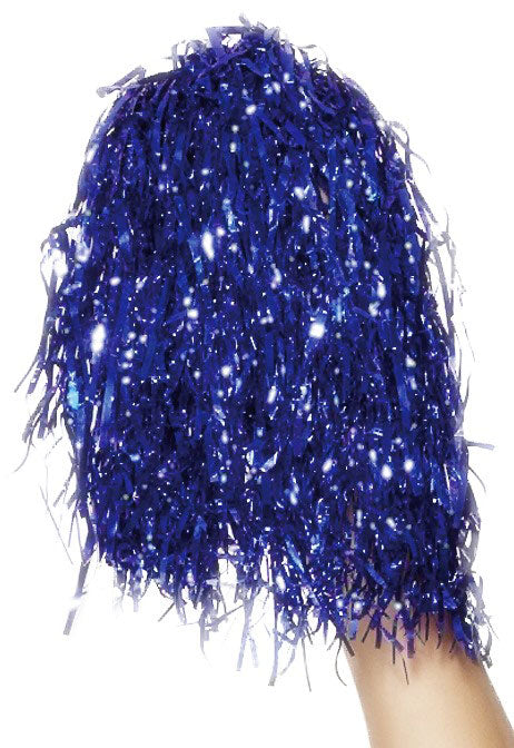 Metallic Pom Pom blau - 1