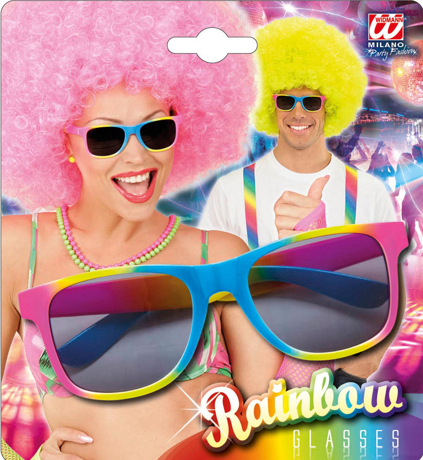 Neon Regenbogenbrille - 5