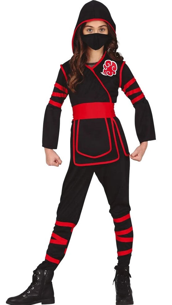 Red Storm Ninja Kostüm für Kinder - 1