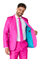 Suitmeister Solid Pink Anzug - 2