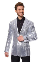 Suitmeister Sequins Silver Jacket für Herren - 2