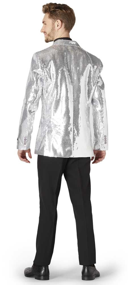 Suitmeister Sequins Silver Jacket für Herren - 3