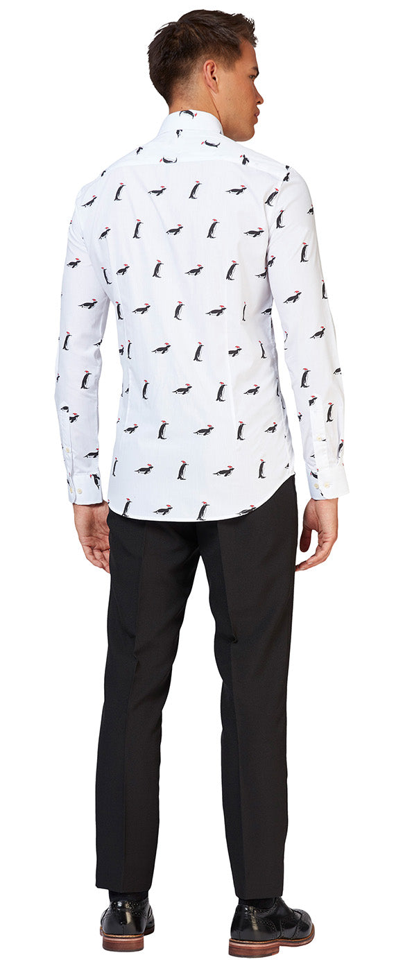 OppoSuits Hemd Christmas Penguins 2