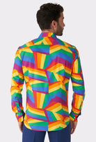 OppoSuits Shirt LS Zig Zag Rainbow - 2