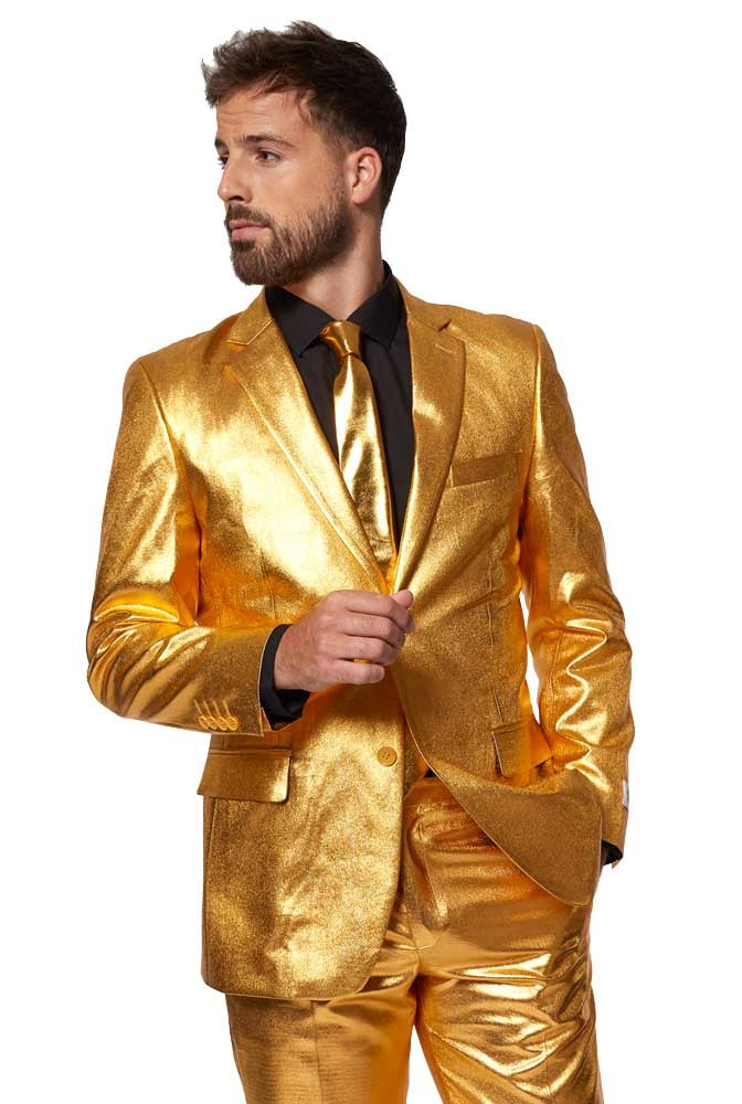 OppoSuits Groovy Gold Herrenanzug - 6