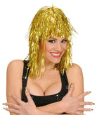 Chrissy Party Disco Perücke gold für Damen - 1