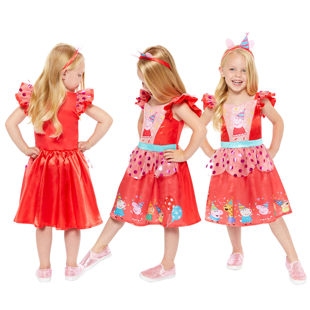 Peppa Pig Party Kleid Mädchenkostüm 4