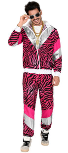 80er Jahre Trainingsanzug pink Tiger Unisex - 3