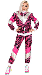 80er Jahre Trainingsanzug pink Tiger Unisex - 2