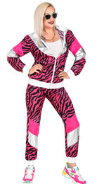 80er Jahre Trainingsanzug pink Tiger Unisex - 4