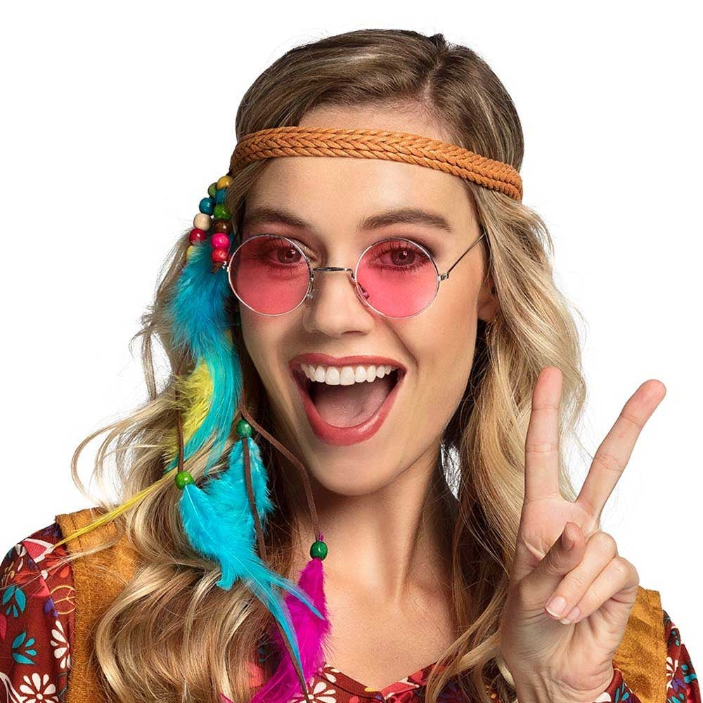 Hippie Brille John pink - 2